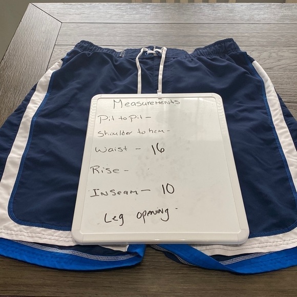 Nike Swim Mens Blue & White Swim Board Shorts | XL - Picture 2 of 10